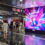 Asiaray’s giant pillar LED screen creates buzz and engages the commuters at scale